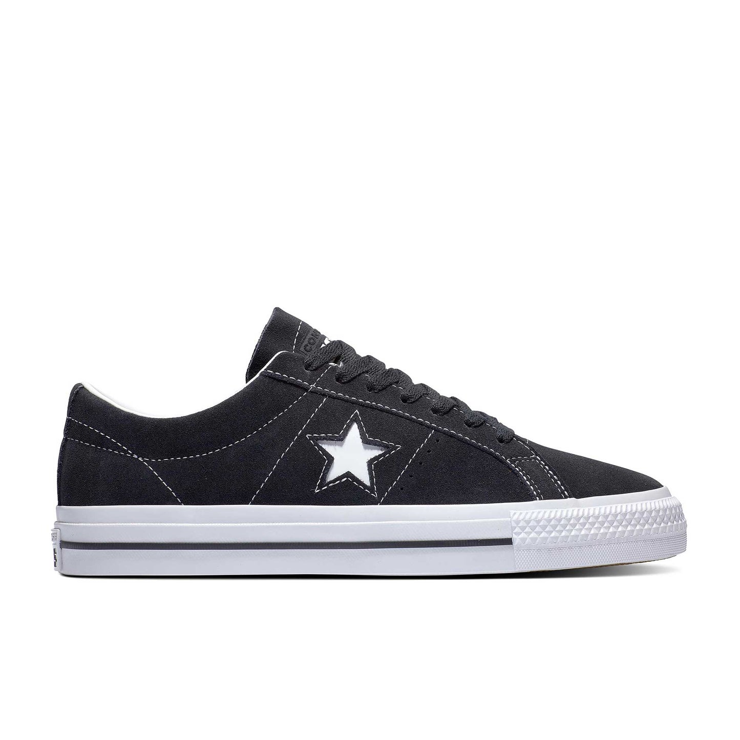 Converse One Star Pro Ox, black/black/white - Tiki Room Skateboards - 1