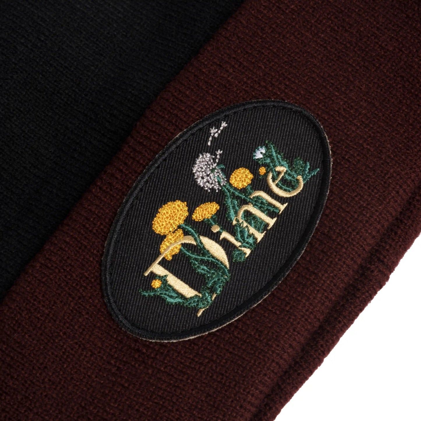 Dime Classic Allergie Fold Beanie, black - Tiki Room Skateboards - 2