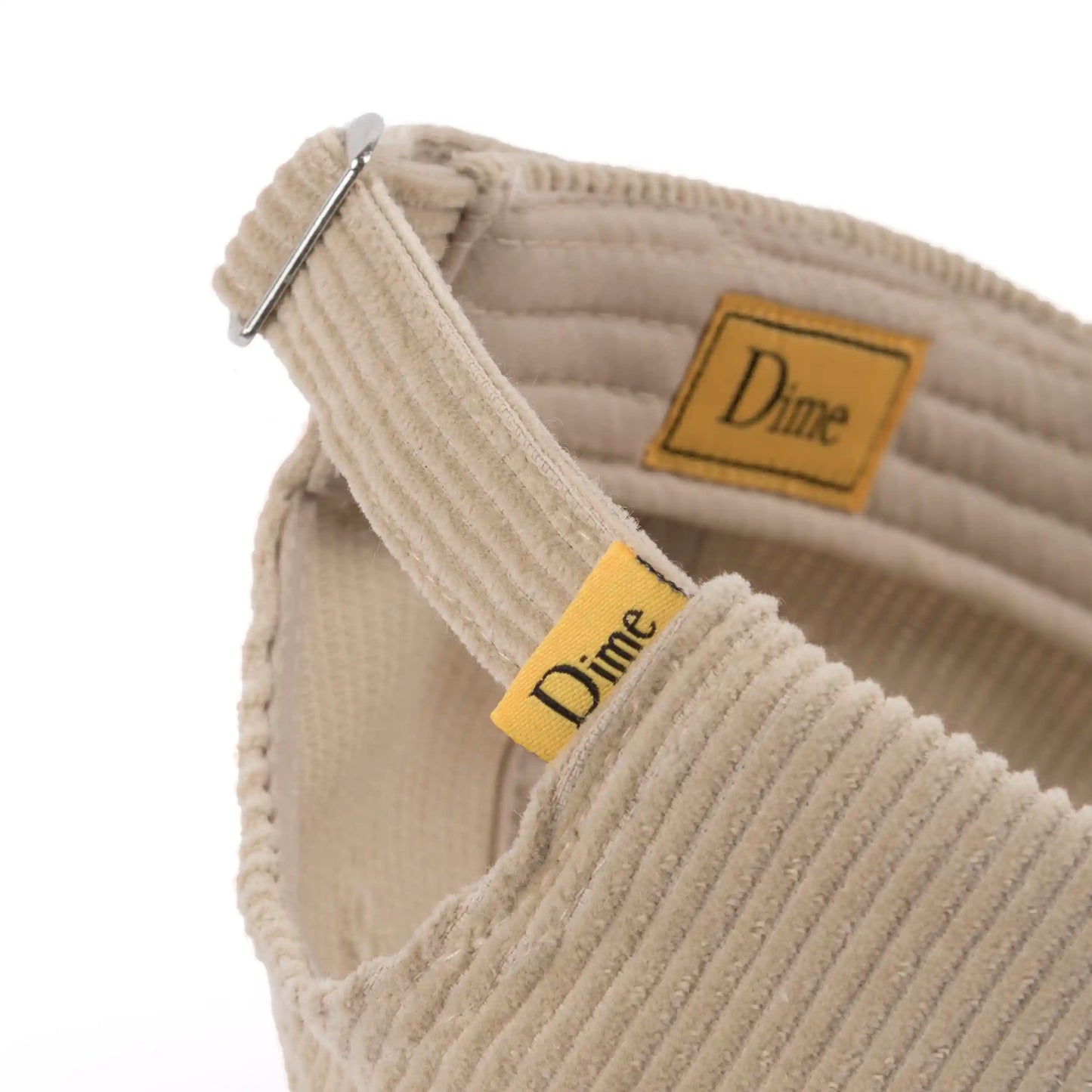Dime Classic Cord Low Pro Cap, dark ivory - Tiki Room Skateboards - 3