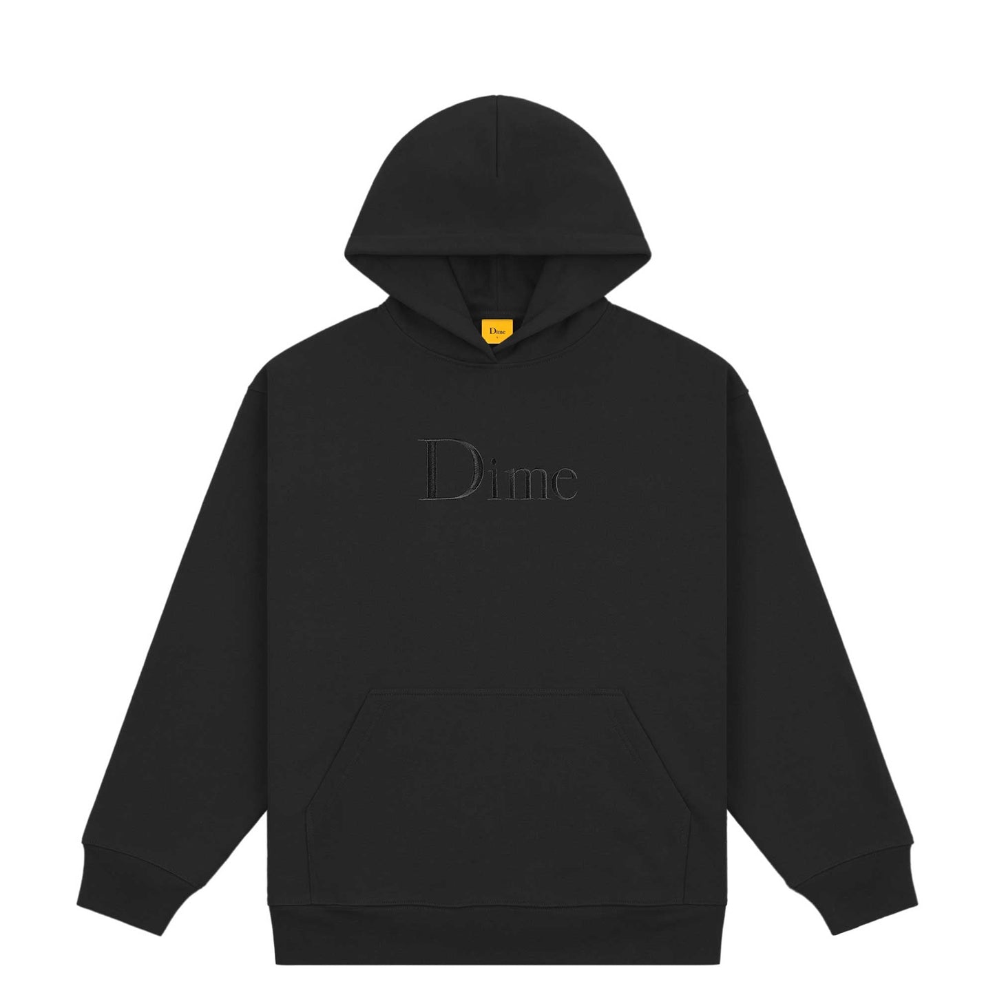 Dime Classic Logo Hoodie, black - Tiki Room Skateboards - 1