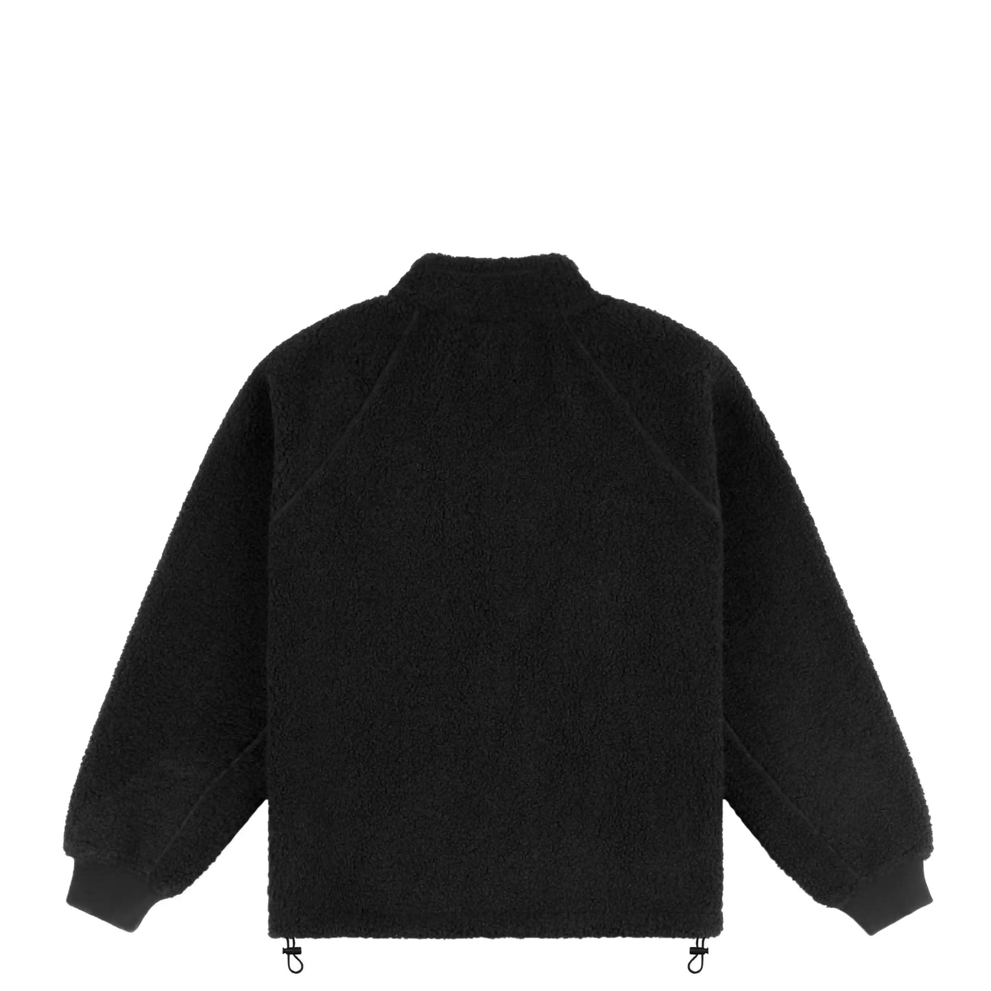 Dime Polar Fleece Sherpa Zip, black - Tiki Room Skateboards - 2