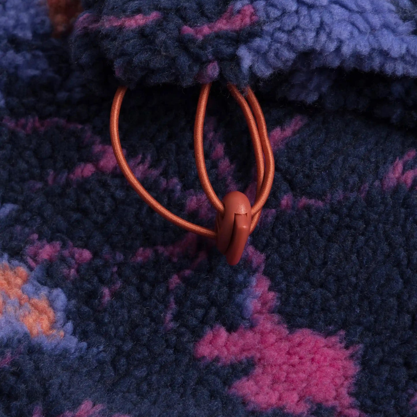 Dime Sherpa Canadian Zip, coral - Tiki Room Skateboards - 5