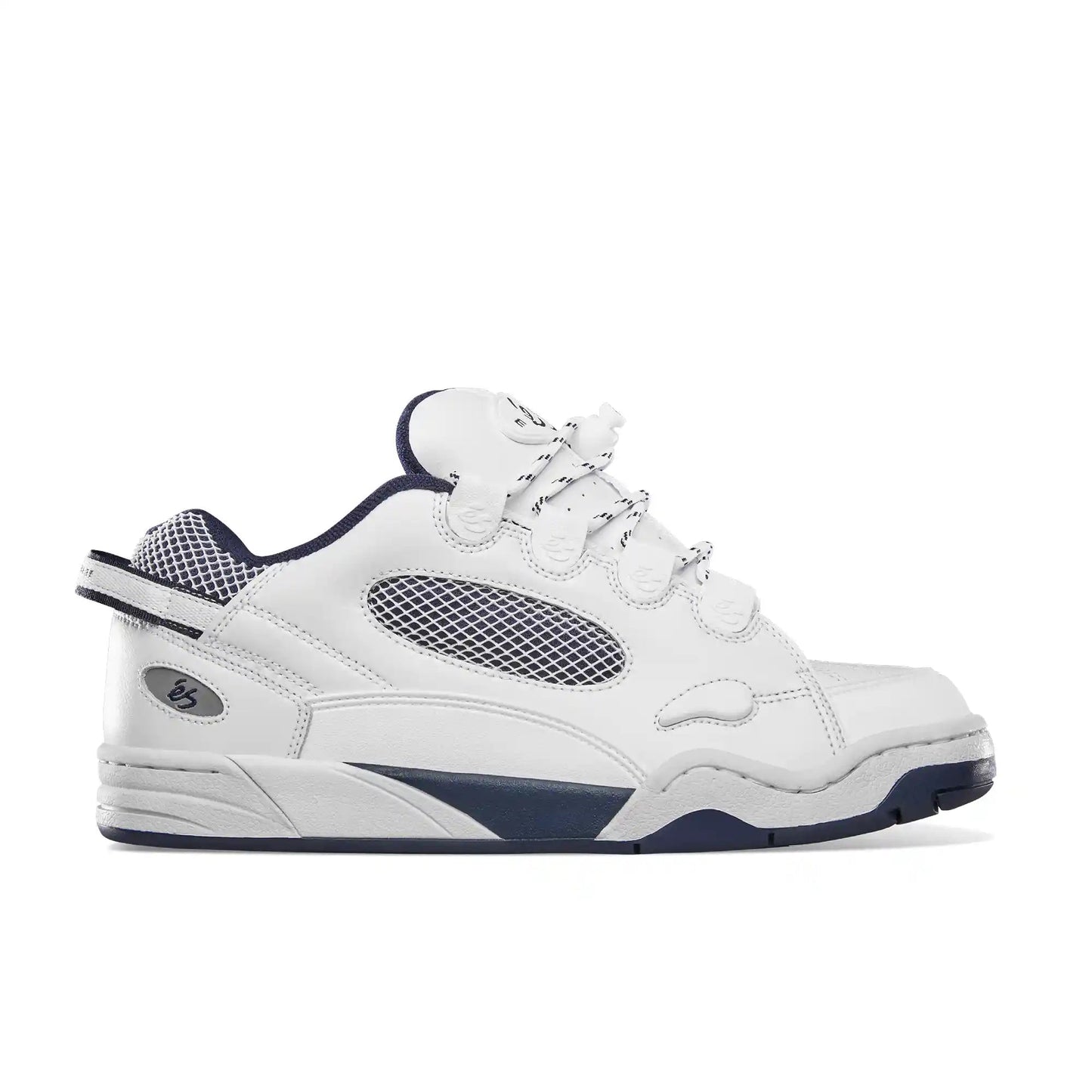 es Muska, white/navy