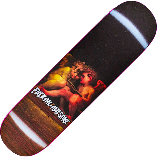 Fucking Awesome Dill - Angel With Demon Angel Deck (8.18”) - Tiki Room Skateboards - 1