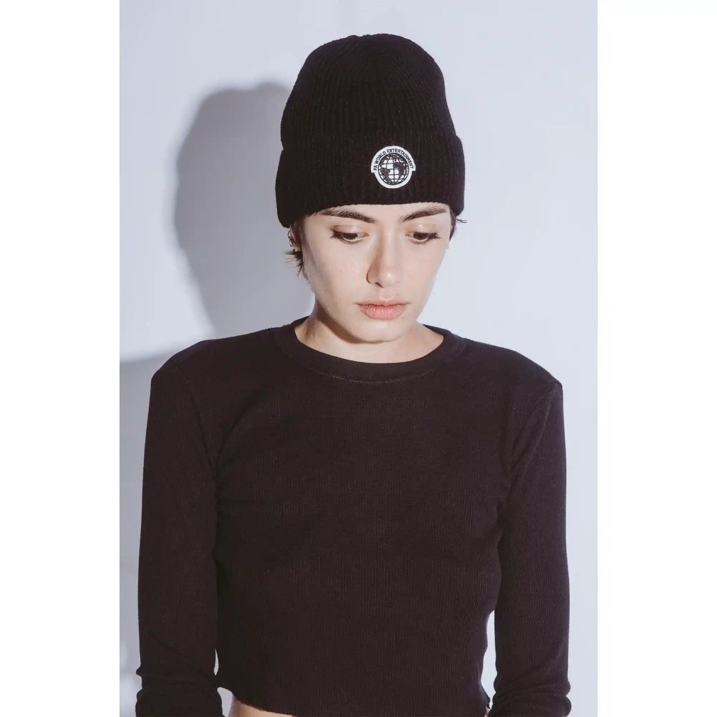 Fucking Awesome FA World Cuff Beanie, black - Tiki Room Skateboards - 3