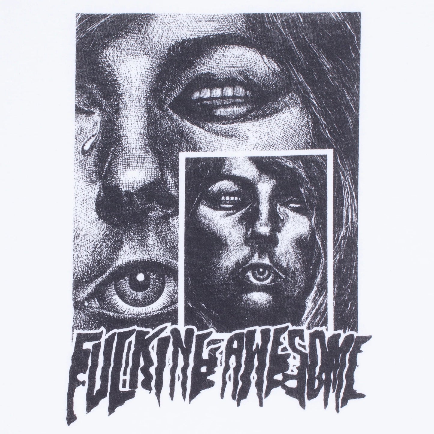 Fucking Awesome Idolize L/S Tee, white - Tiki Room Skateboards - 2