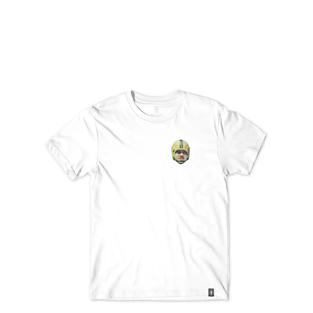 Girl Girl 90'S Classic Tees, white - Tiki Room Skateboards - 1