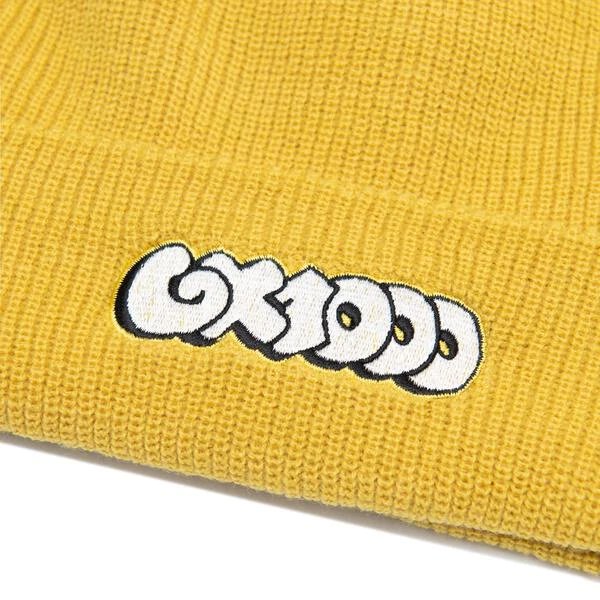 GX1000 Bubble Beanie, yellow - Tiki Room Skateboards - 2