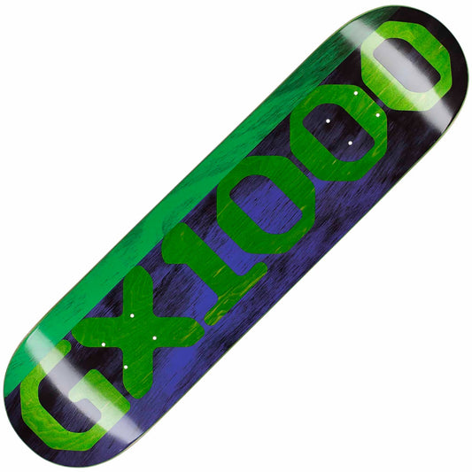 GX1000 Split Veneer Purple/Green Deck (8.0") - Tiki Room Skateboards - 1
