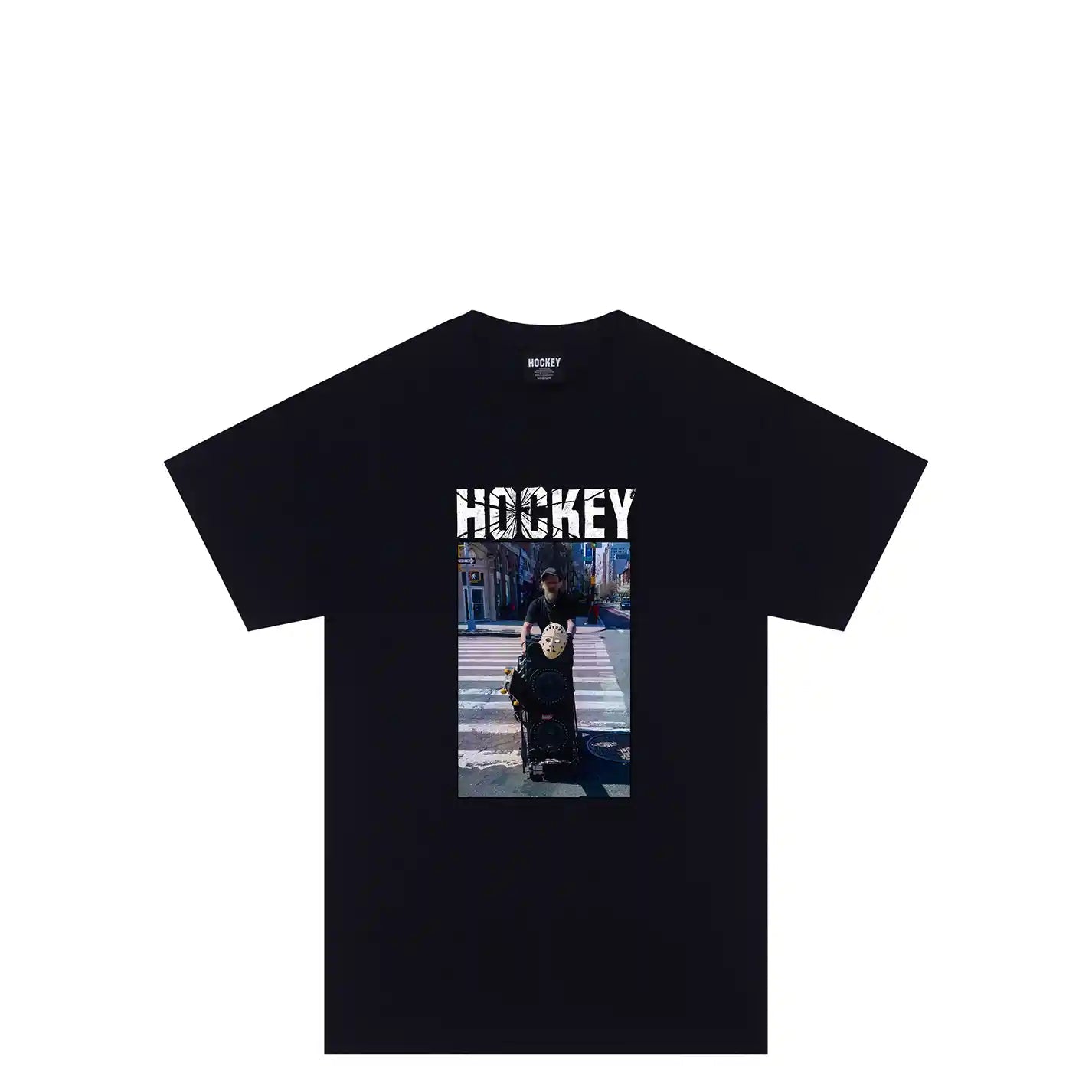Hockey Crosswalk Tee, black