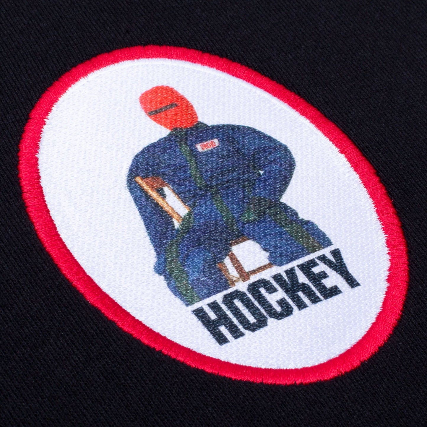 Hockey Droid Hoodie, black - Tiki Room Skateboards - 2