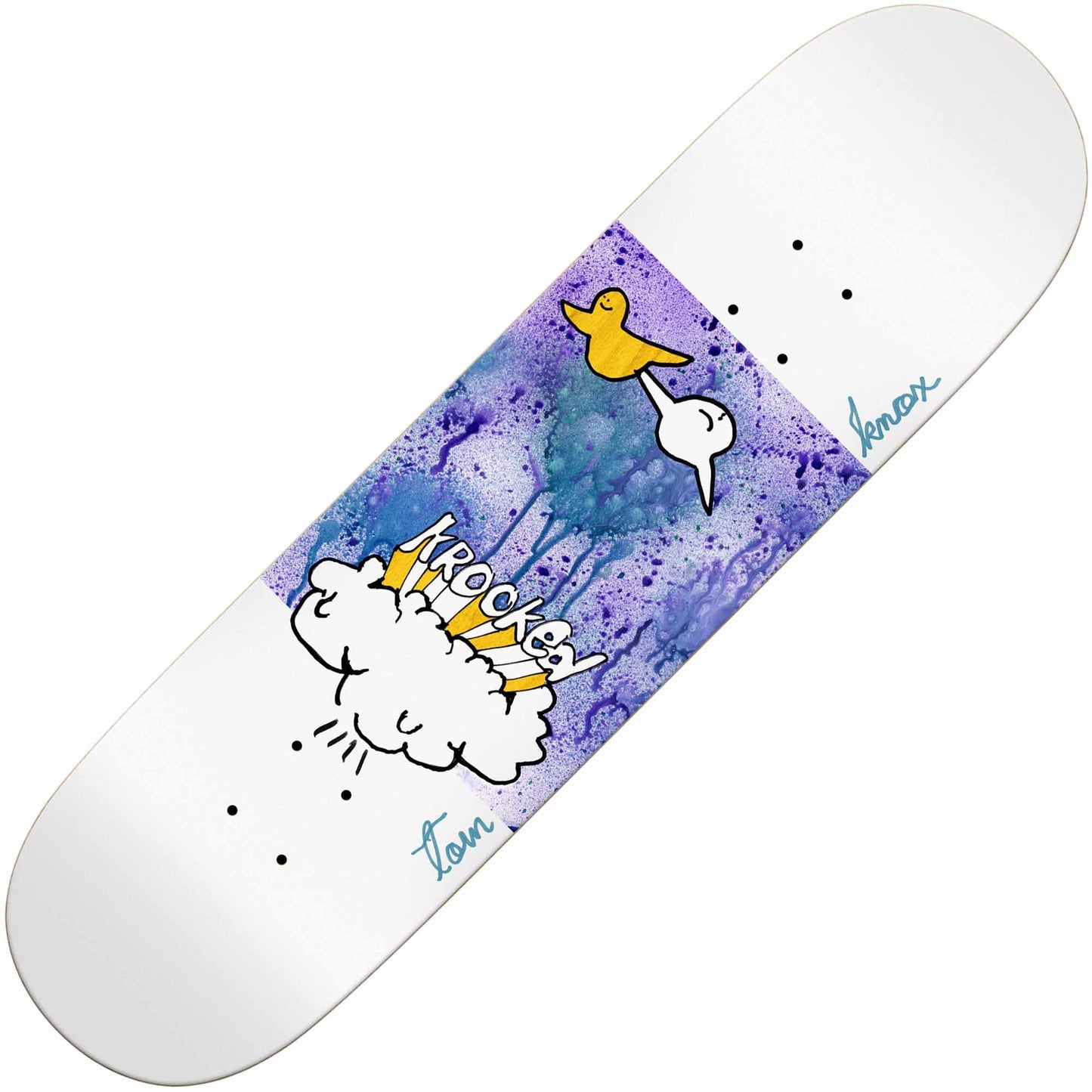 Krooked Tom Knox Navigator Deck (8.25”) - Tiki Room Skateboards - 1