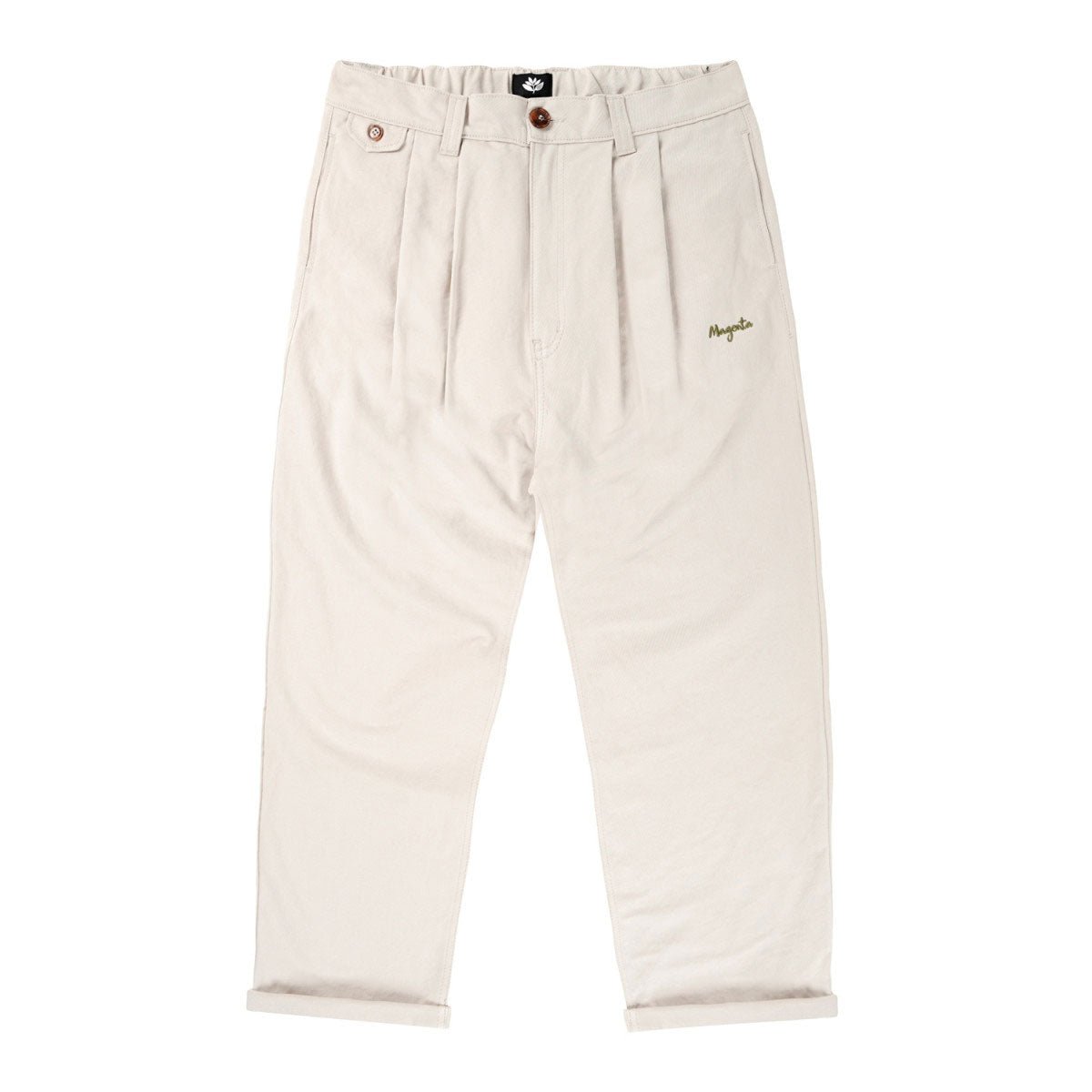 Magenta Corleone Chino Pants, cement - Tiki Room Skateboards - 1