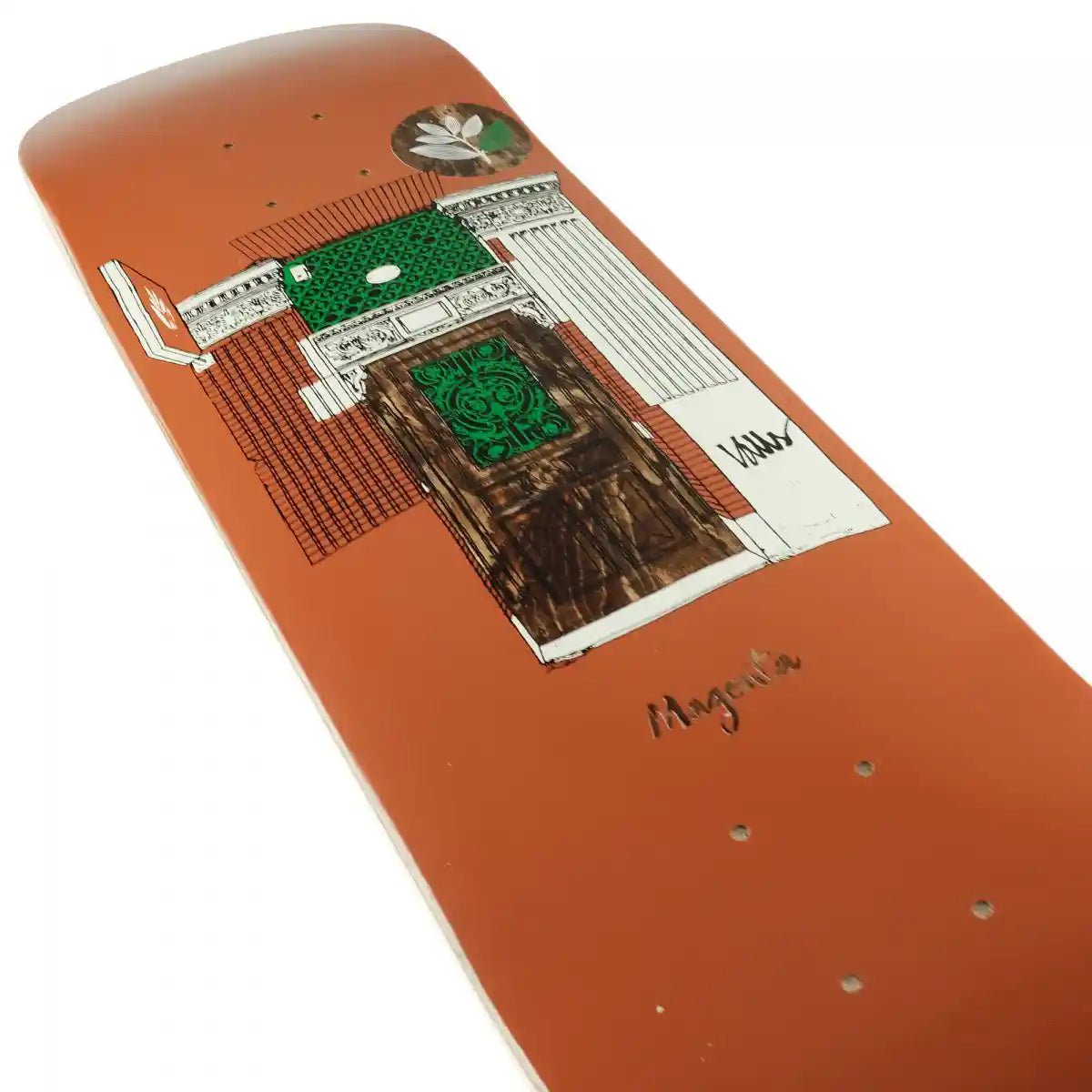 Magenta Leo Valls Door Deck (8.25”) - Tiki Room Skateboards - 2