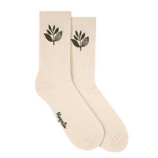 Magenta Plant Socks, natural - Tiki Room Skateboards - 1