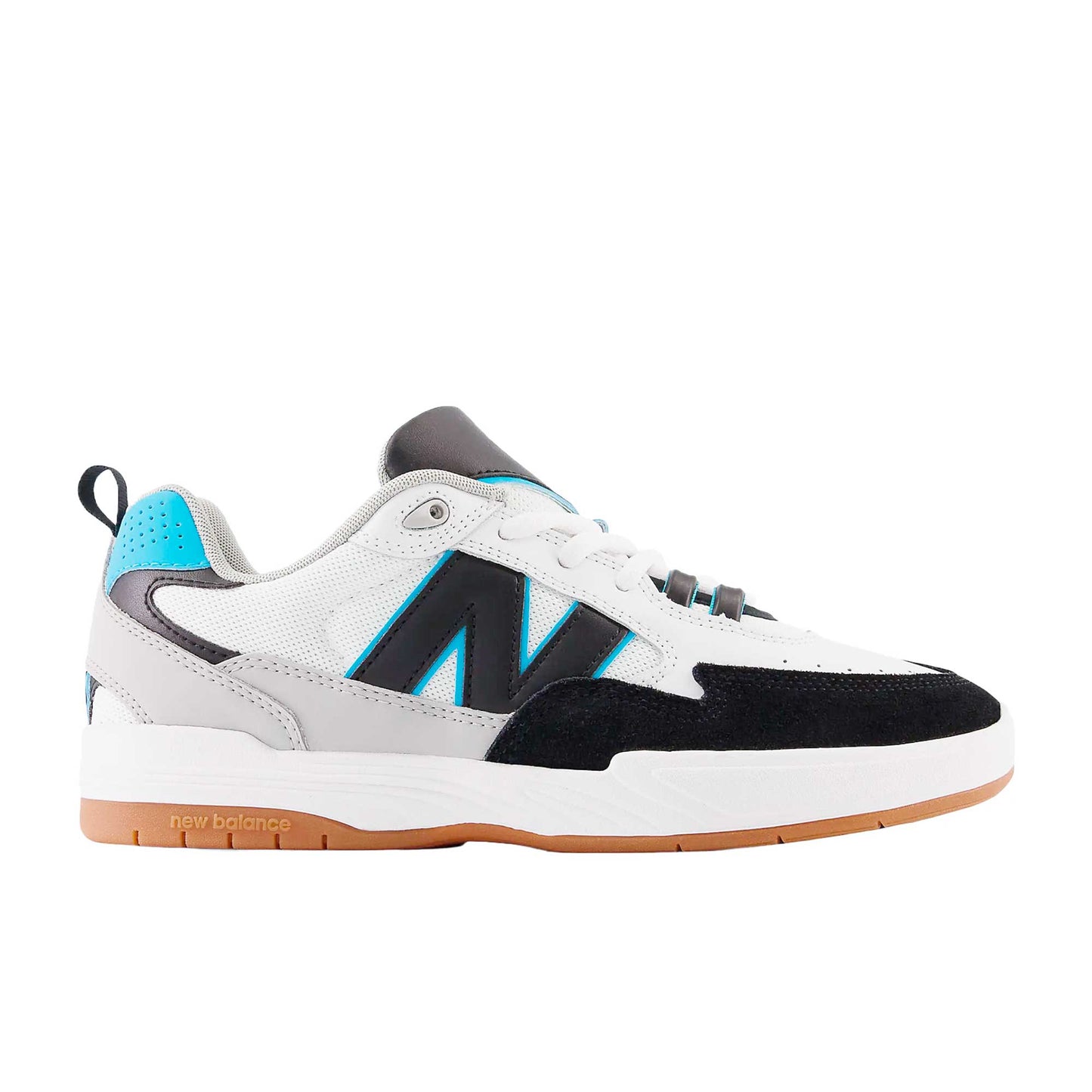 New Balance Numeric 808 Tiago, white/teal - Tiki Room Skateboards - 1