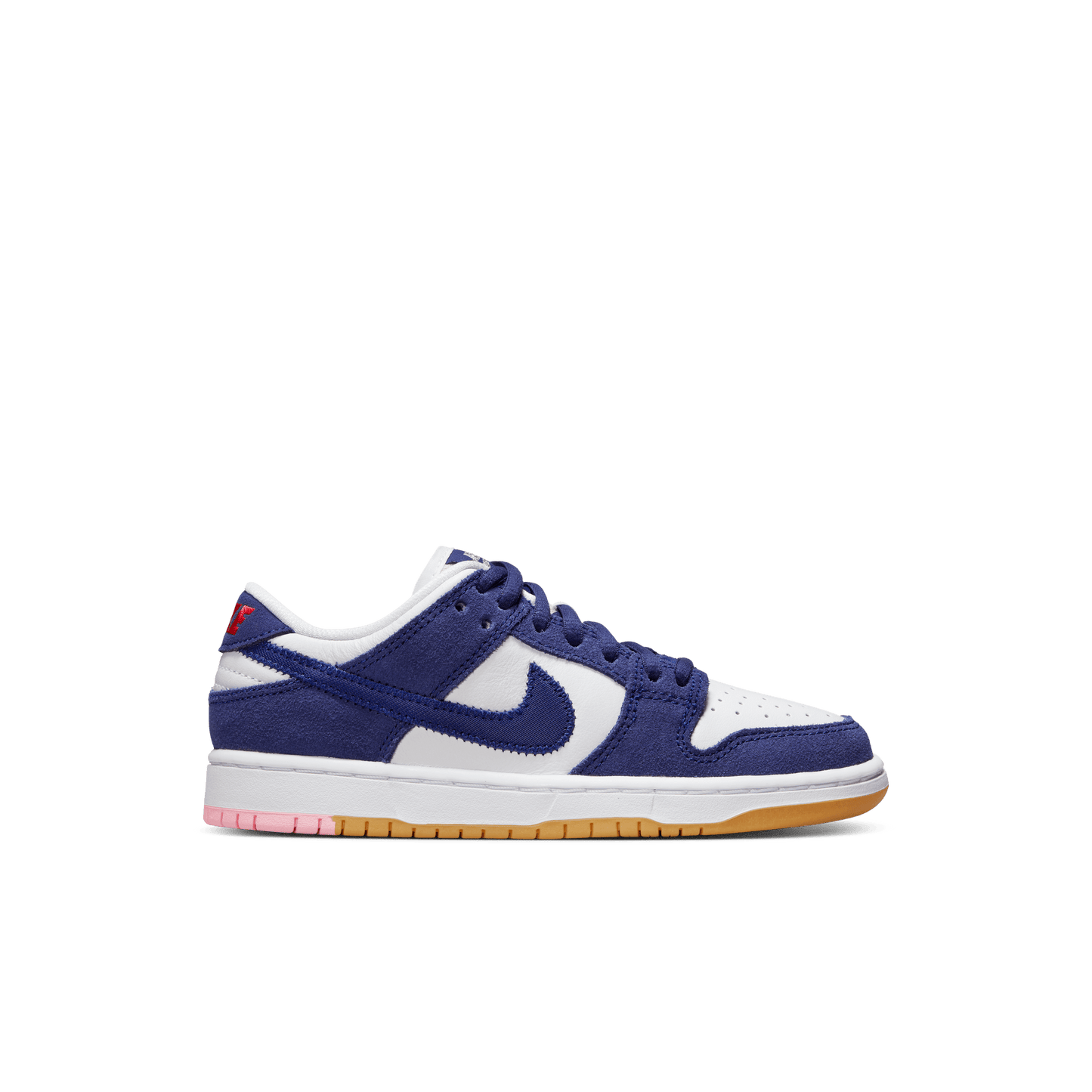 Nike SB Dunk Low Pro Dodgers (Kids), deep royal blue/deep royal blue - white - Tiki Room Skateboards - 1