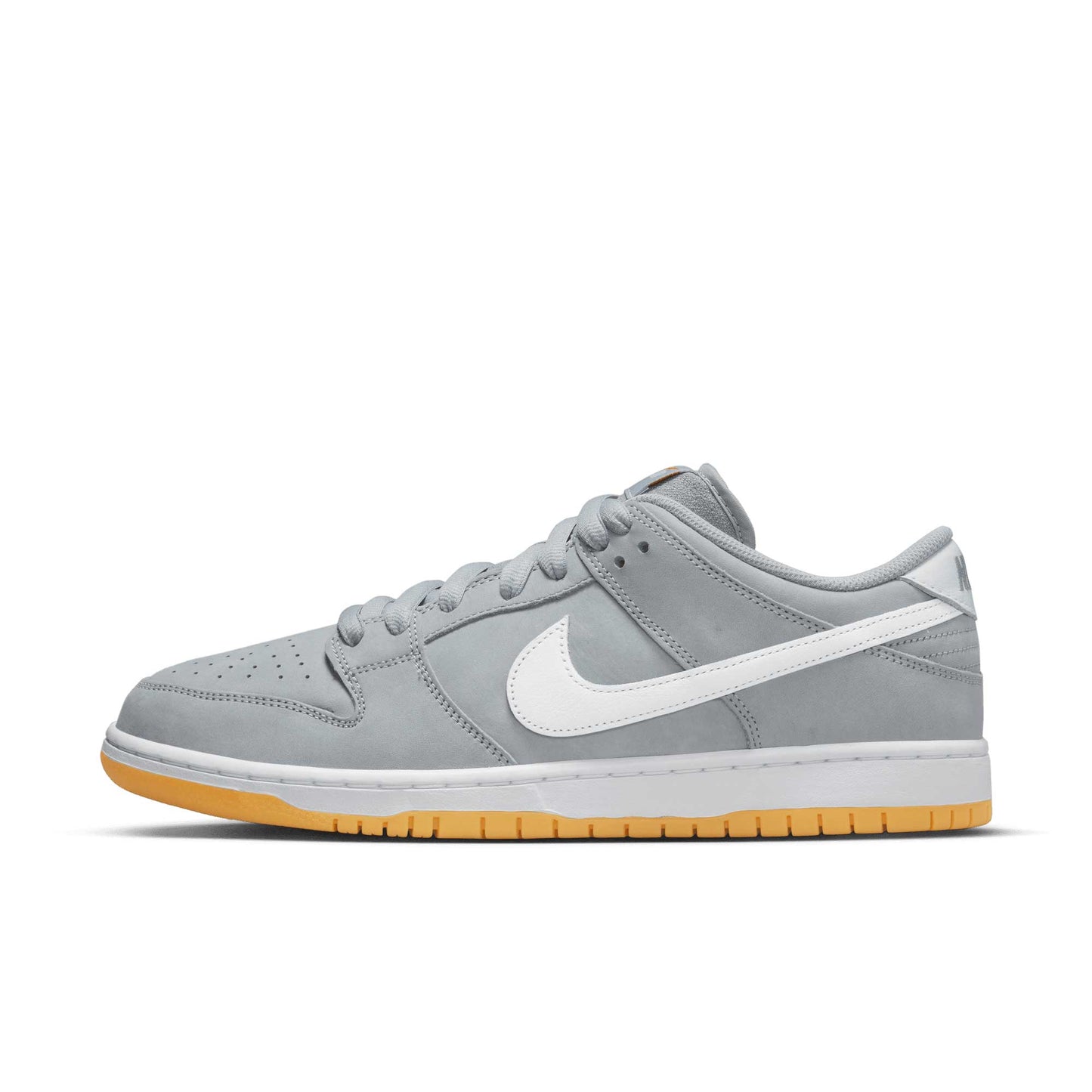 Nike SB Dunk Low Pro ISO, wolf grey/white - wolf grey - Tiki Room Skateboards - 10