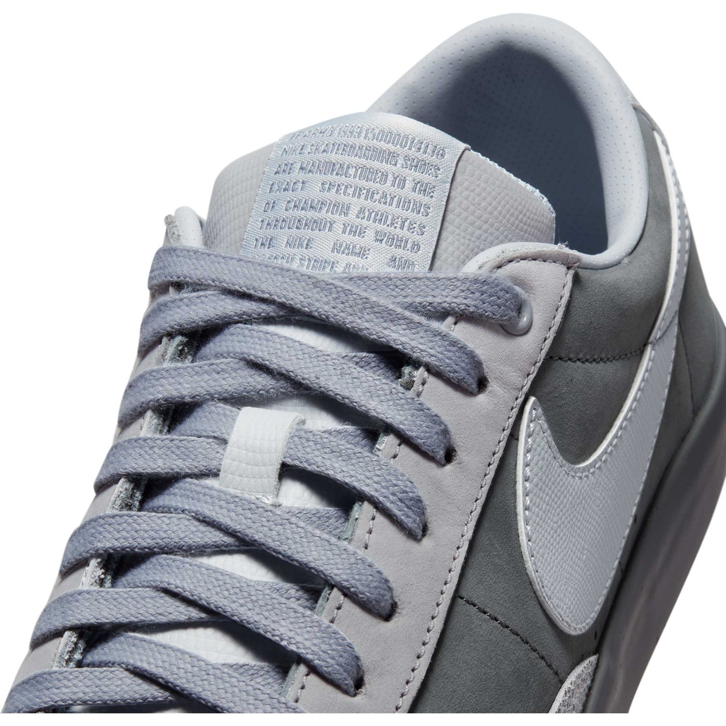 Nike SB FPAR Zoom Blazer Low, cool grey/wolf grey - Tiki Room Skateboards - 12