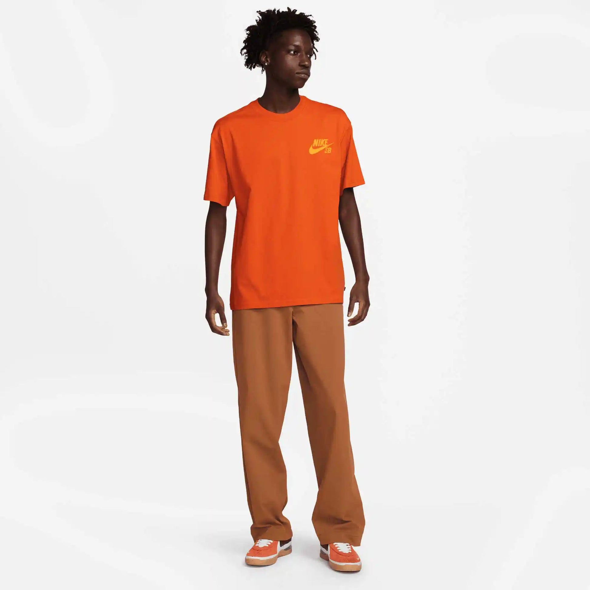 Nike SB Logo Skate T-Shirt, campfire orange - Tiki Room Skateboards - 3