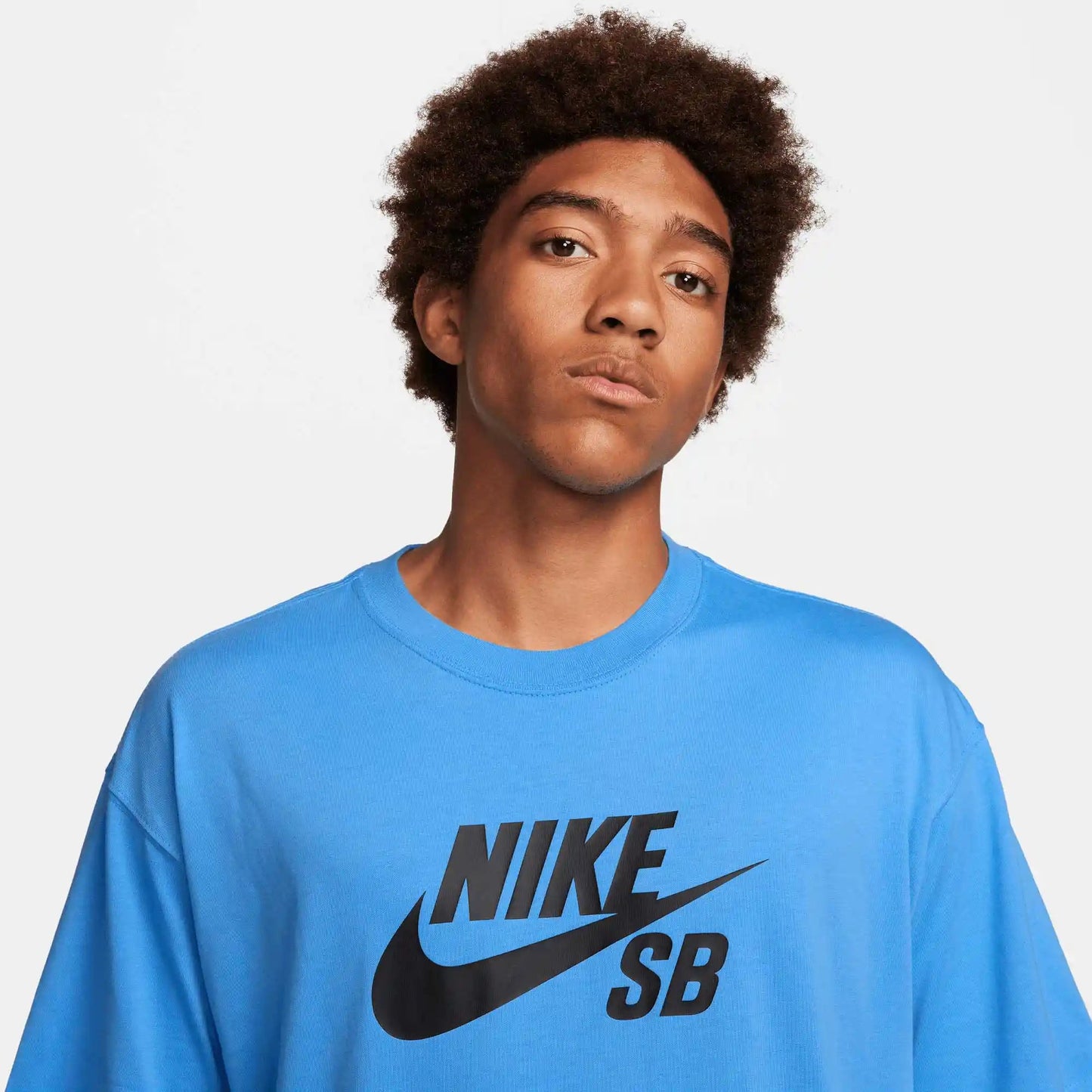 Nike SB Logo Skate T-Shirt, university blue/black - Tiki Room Skateboards - 2