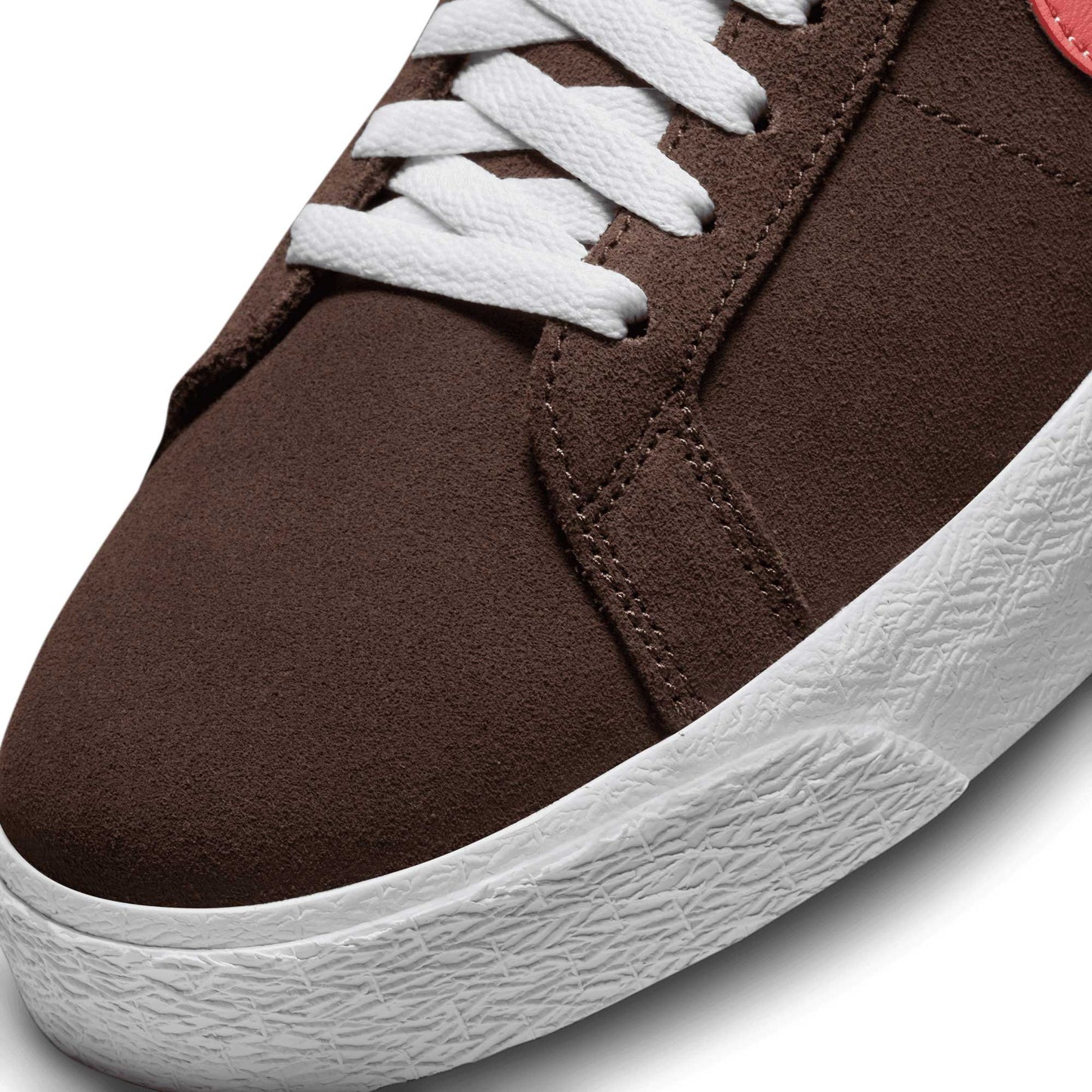 Nike SB Zoom Blazer Mid, baroque brown/adobe-baroque brown-white - Tiki Room Skateboards - 12