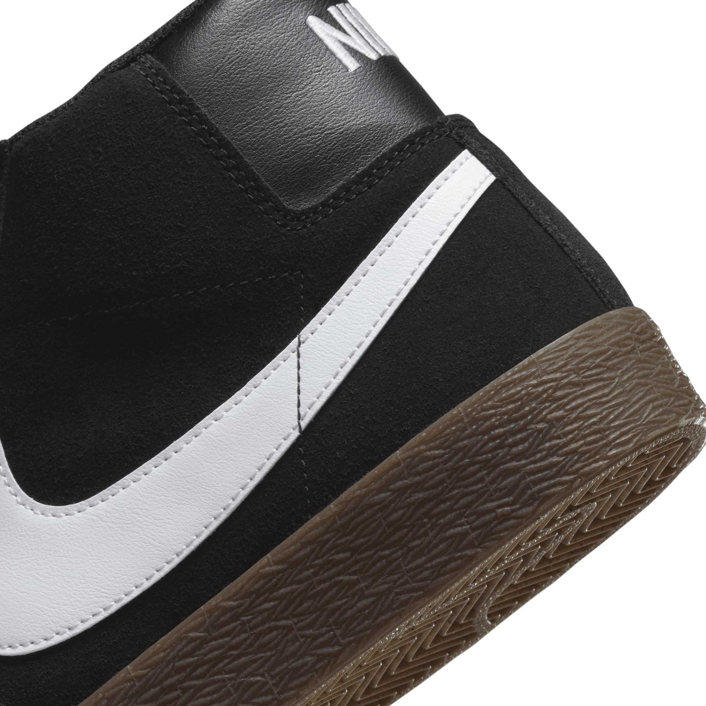 Nike SB Zoom Blazer Mid, black/white-black-sail - Tiki Room Skateboards - 6