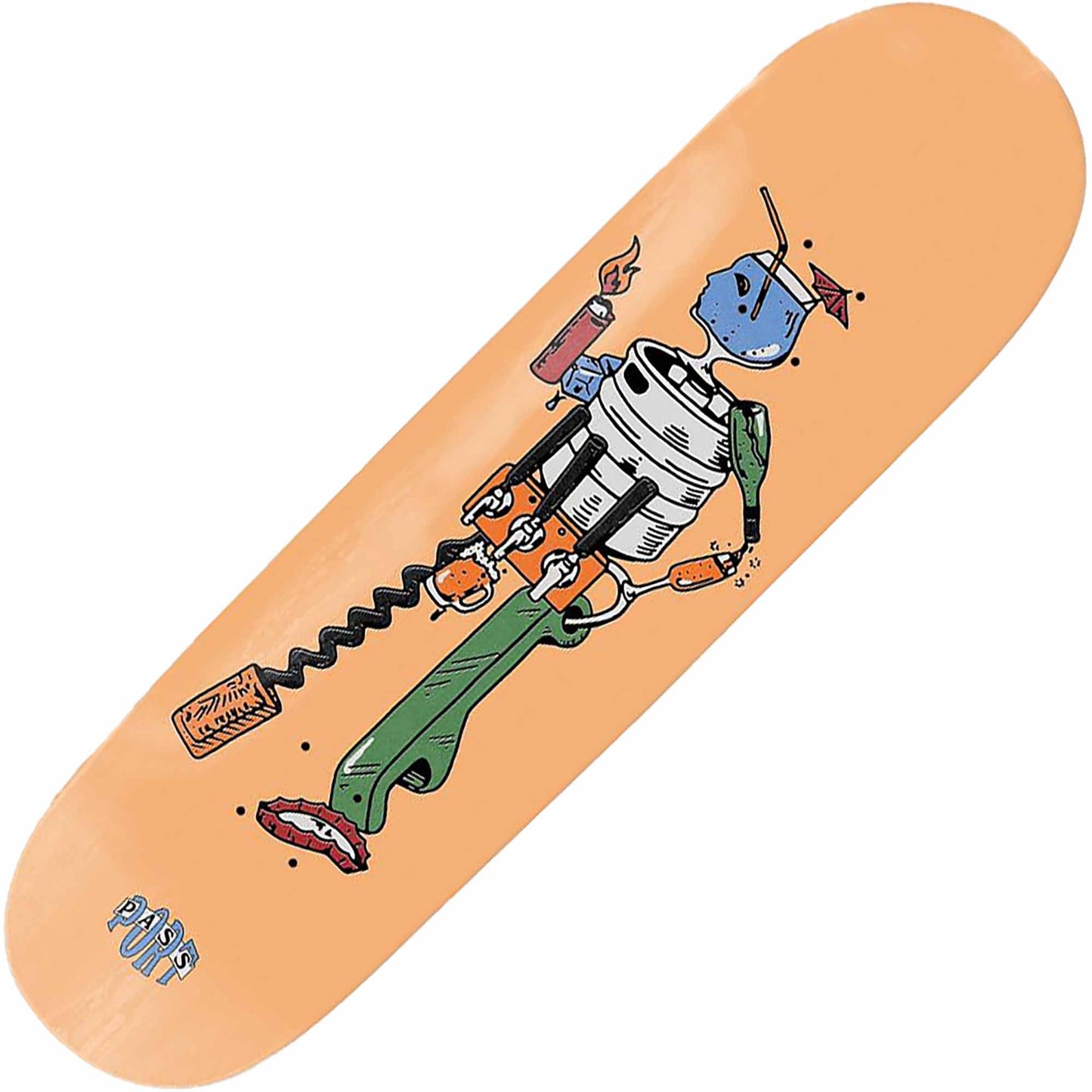 Passport Assorted Friends Series Barman Deck (8.38") - Tiki Room Skateboards - 1
