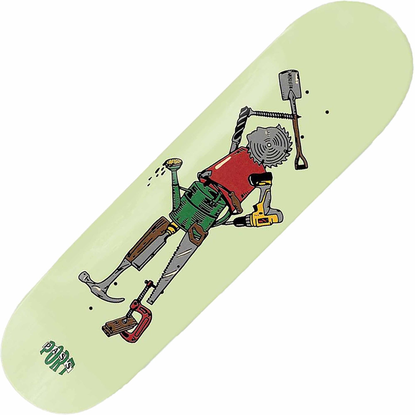 Passport Assorted Friends Series Garden Shed Deck (8.25") - Tiki Room Skateboards - 1