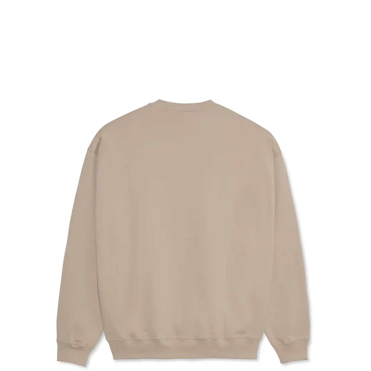Polar Dave Faces Crewneck, taupe - Tiki Room Skateboards - 3