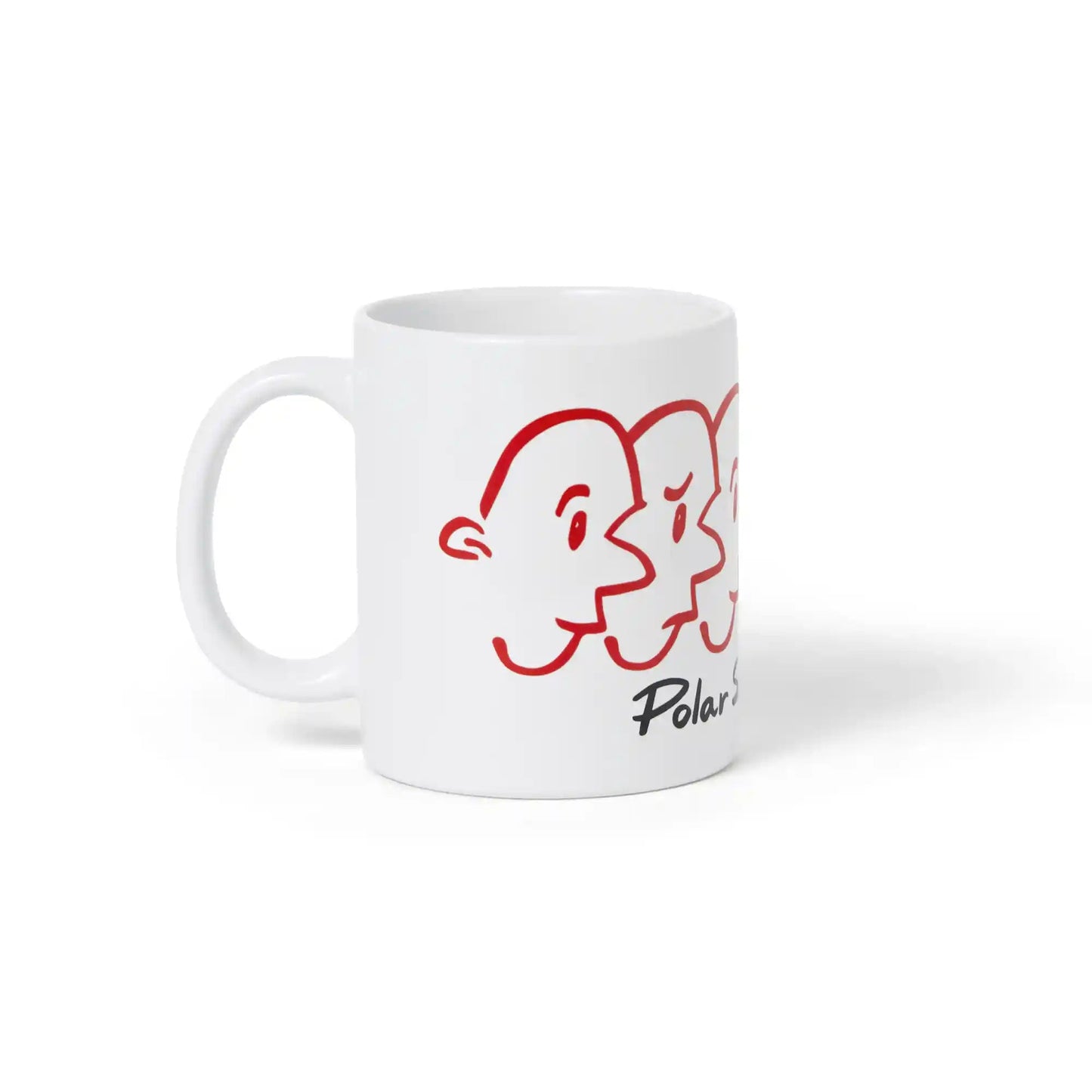 Polar Faces Mug, white - Tiki Room Skateboards - 3