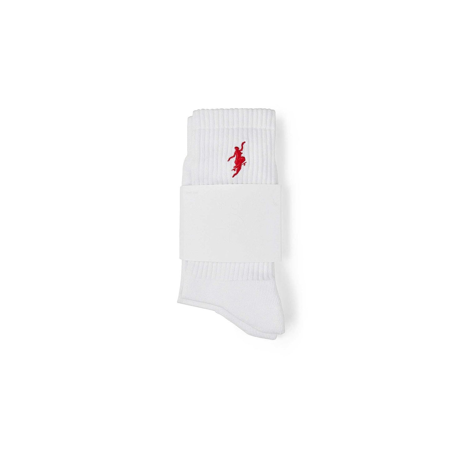 Polar No Comply socks, white - Tiki Room Skateboards - 2