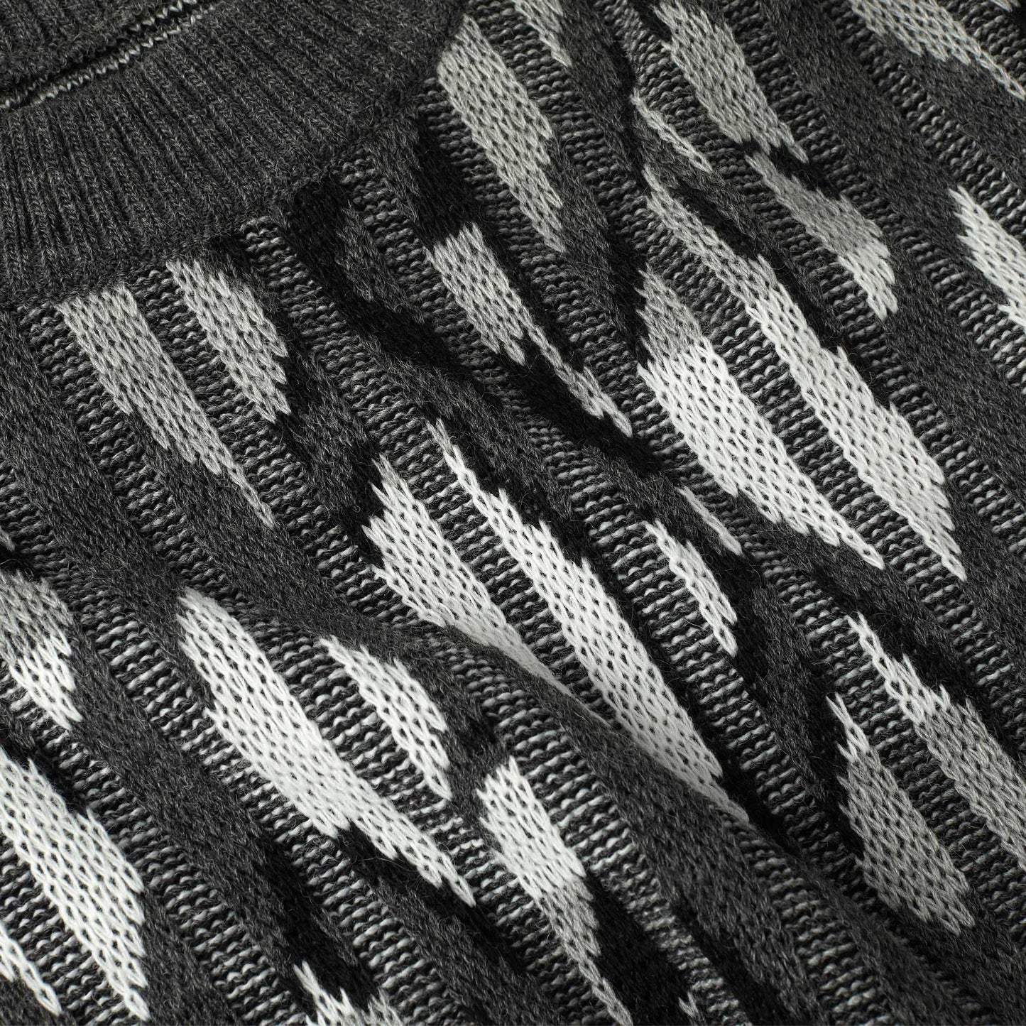 Polar Paul Knit Sweater, grey - Tiki Room Skateboards - 3