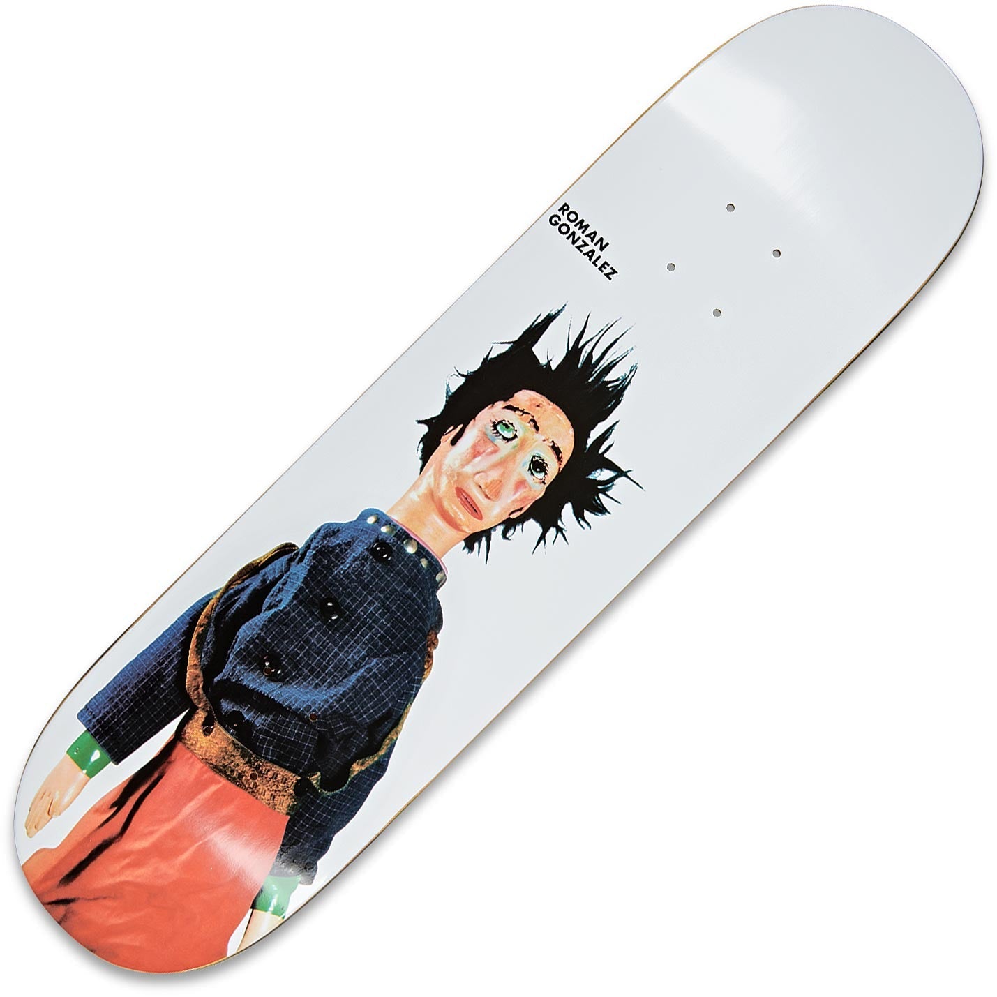 Polar Roman Gonzalez Lorca White Deck 8.25" - Tiki Room Skateboards - 1