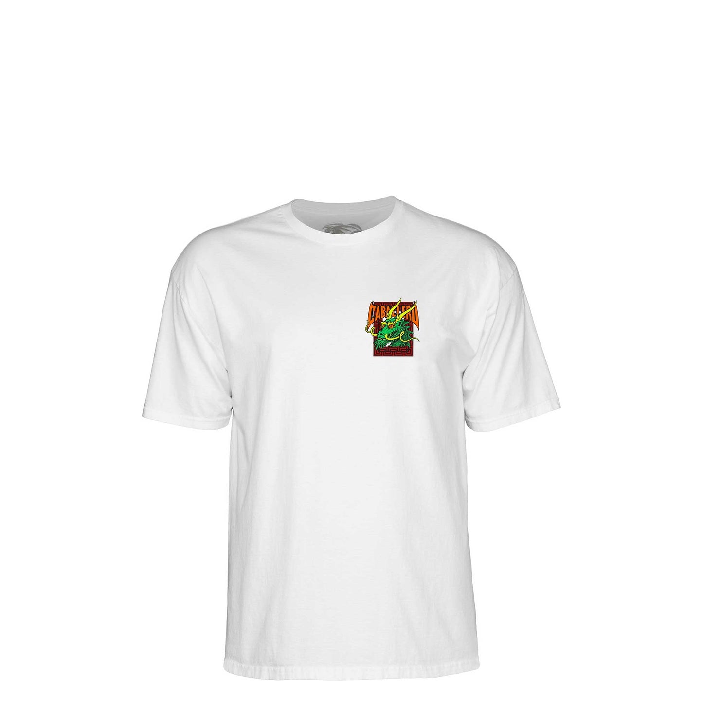Powell-Peralta Cab Street Dragon Tee, white - Tiki Room Skateboards - 2