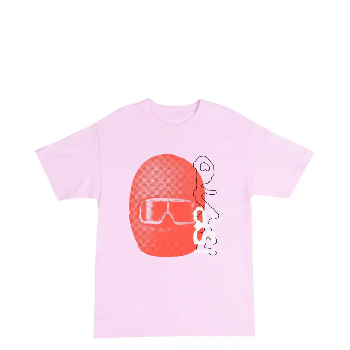 Quasi Helmet Tee, pink