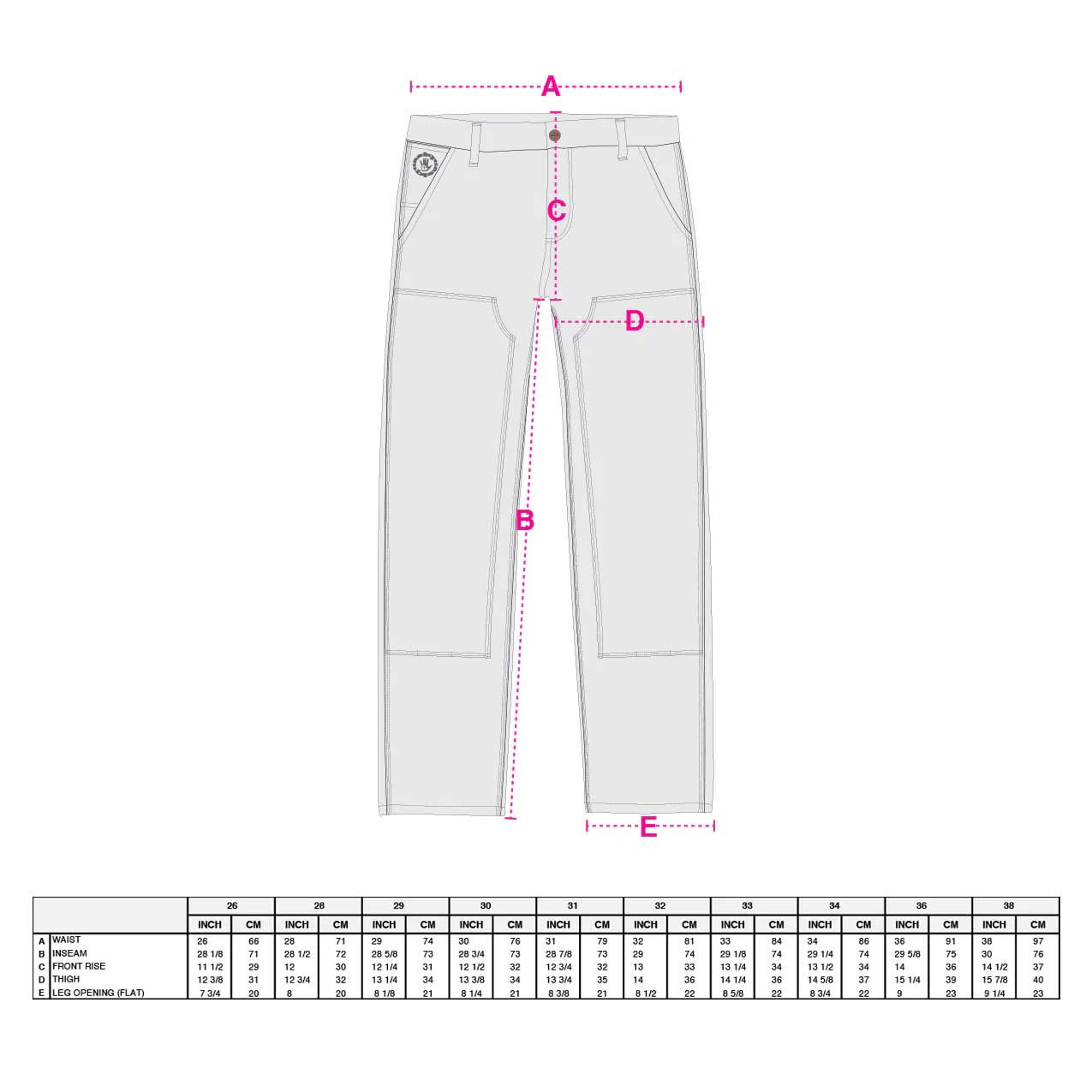 Quasi Work Pant, black/white - Tiki Room Skateboards - 3