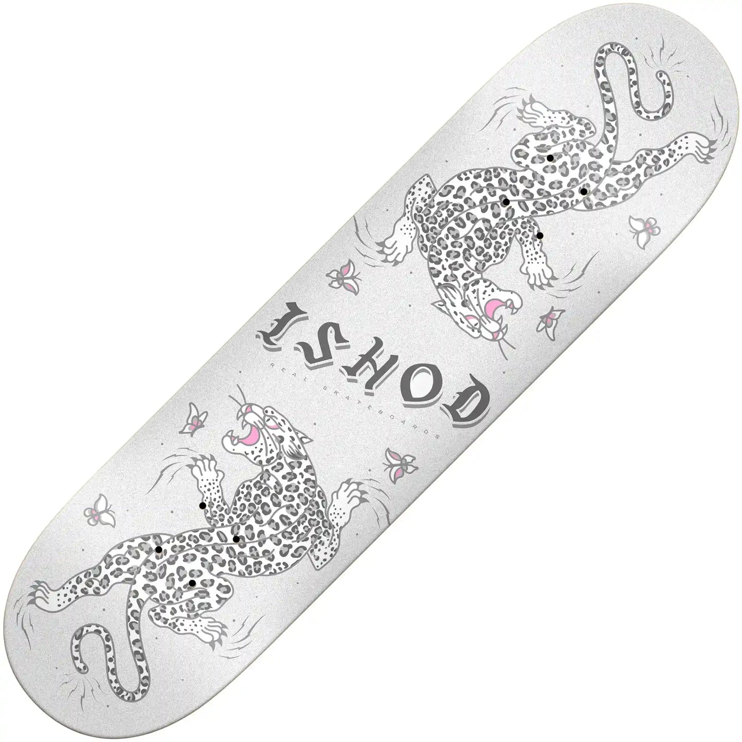 Real Ishod Cat Scratch Glitter Twin Tip Deck (8.25”)