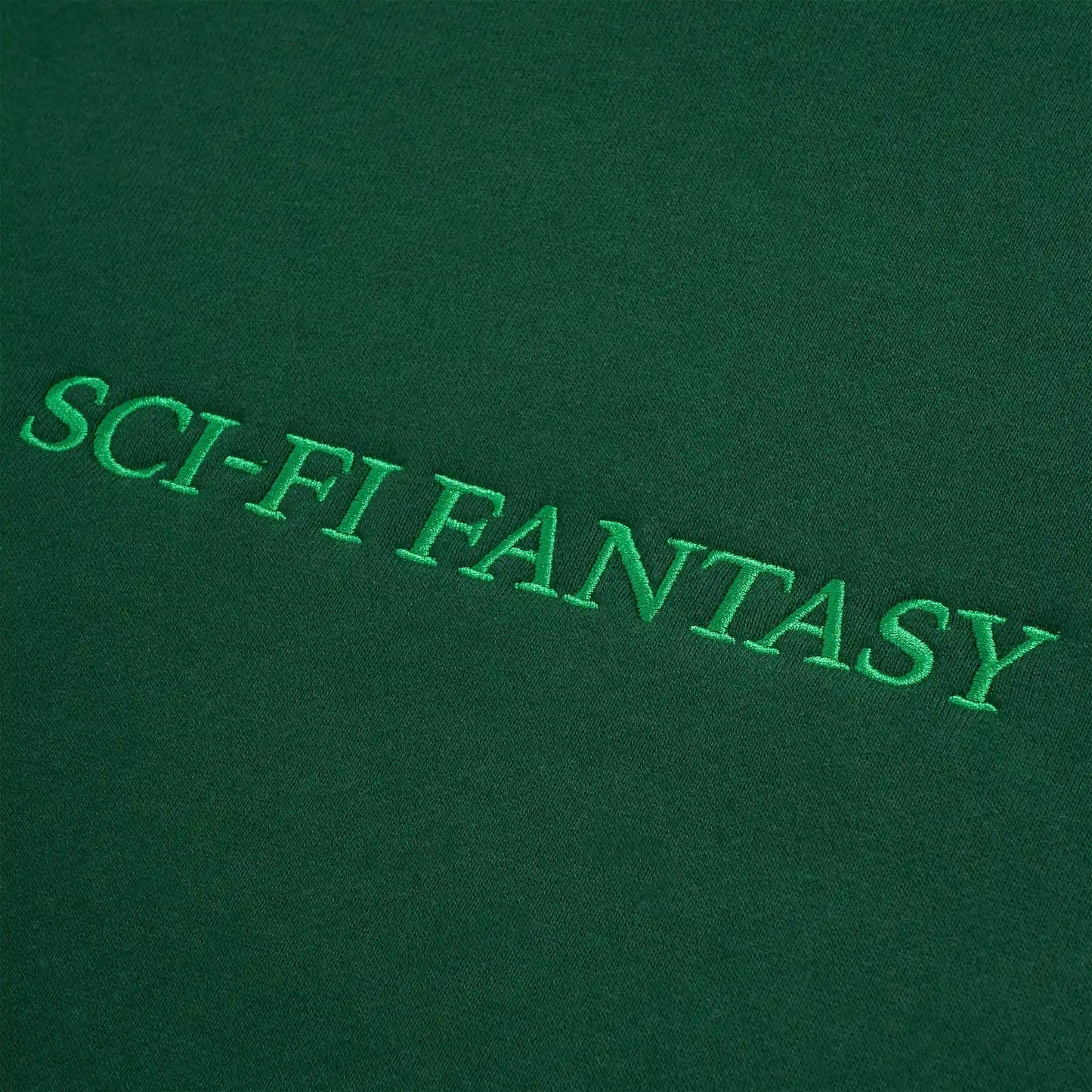 Sci-Fi Fantasy Logo Hood, dark green - Tiki Room Skateboards - 2