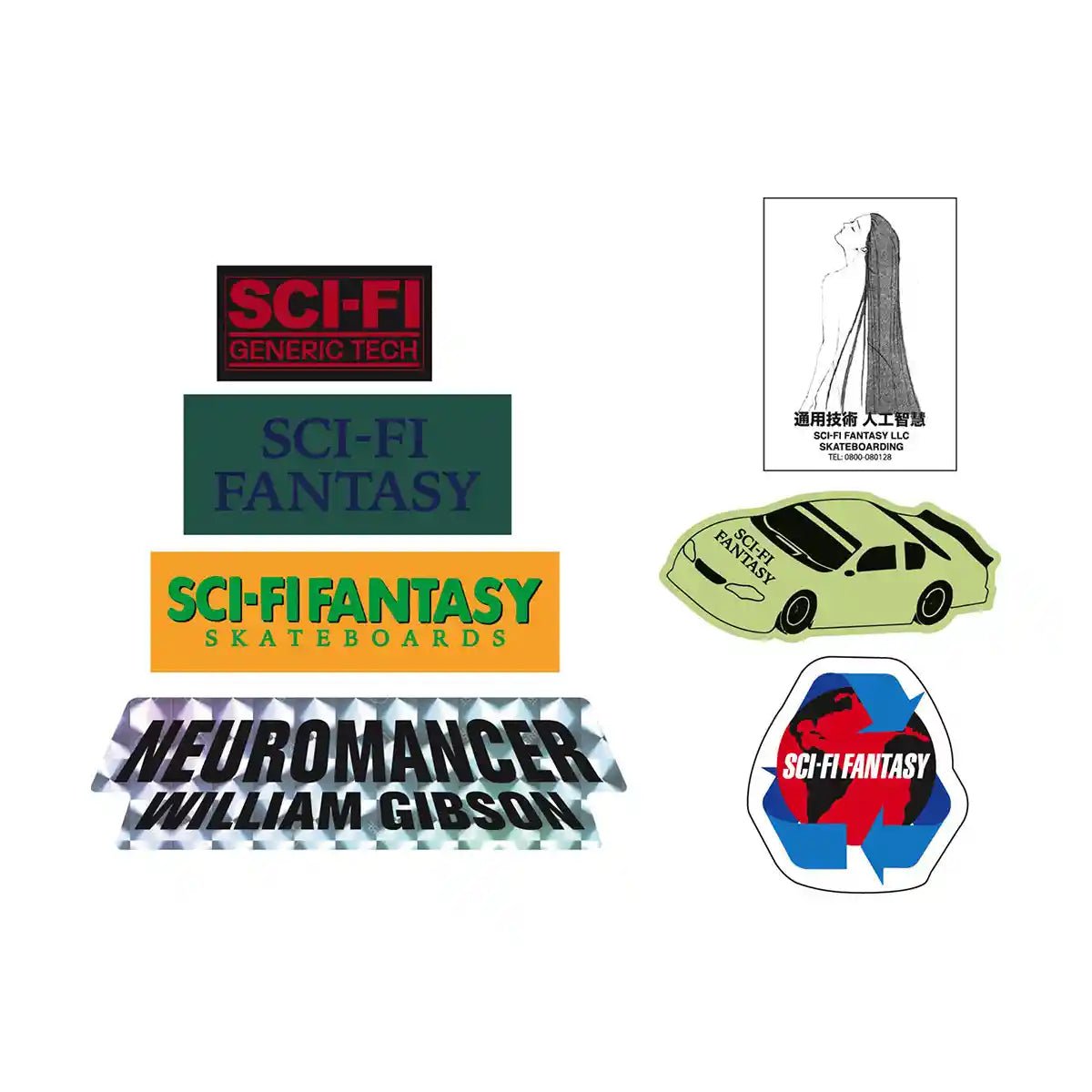 Sci-Fi Fantasy Sticker Pack