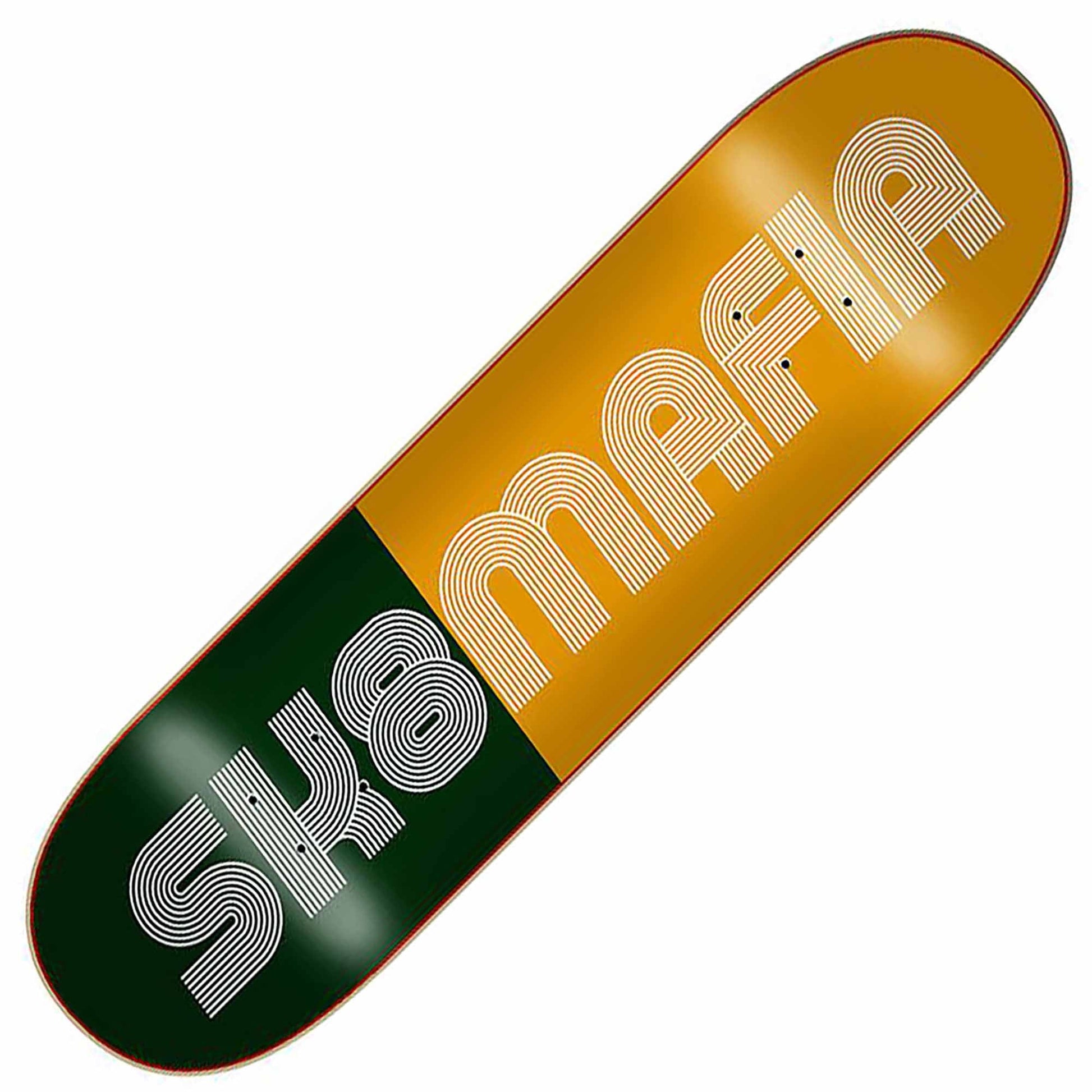 SK8 Mafia Screen Yellow Deck (8.1") - Tiki Room Skateboards - 1