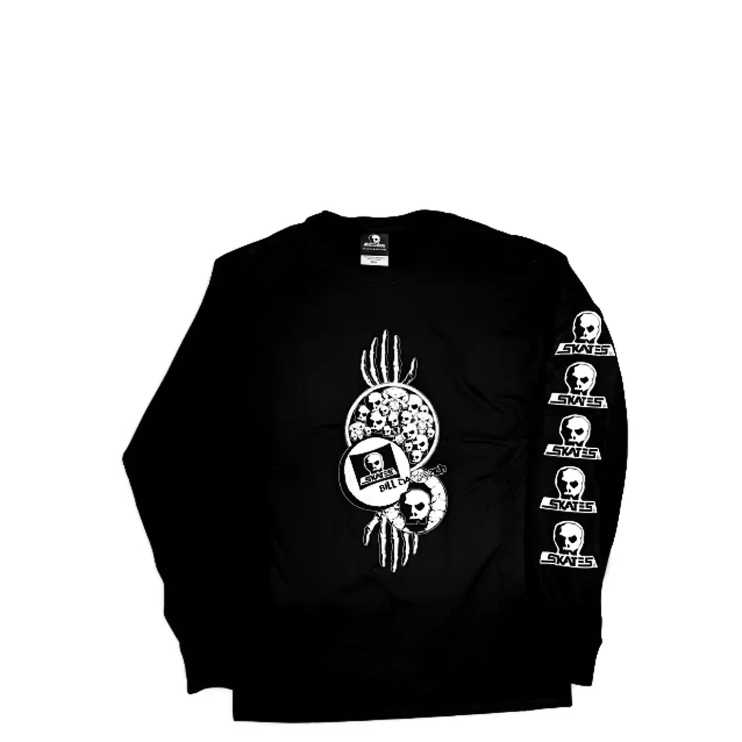 Skull Skates Danforth Skull Ditch Long Sleeved Tee, black