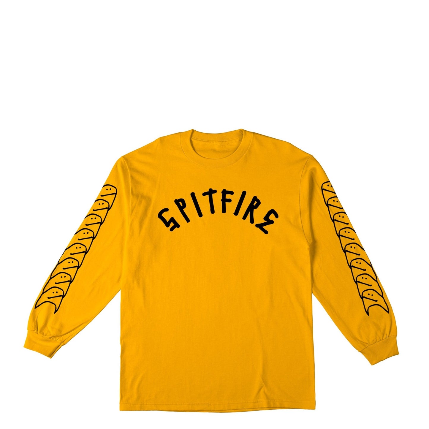 Spitfire Gonz Shmoo Sleeve L/S Tee, gold - Tiki Room Skateboards - 1