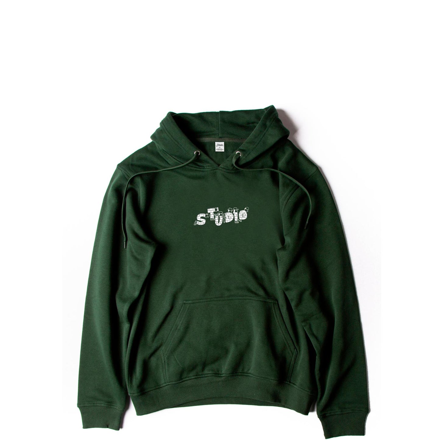 Studio Brick Buddies Hoodie, forest - Tiki Room Skateboards - 1