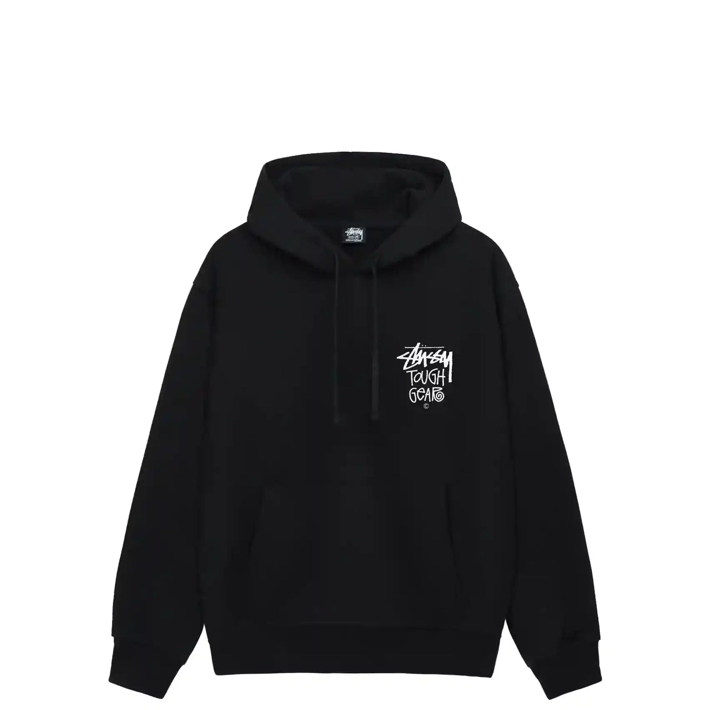 Stussy Tough Gear Hood, black - Tiki Room Skateboards - 2