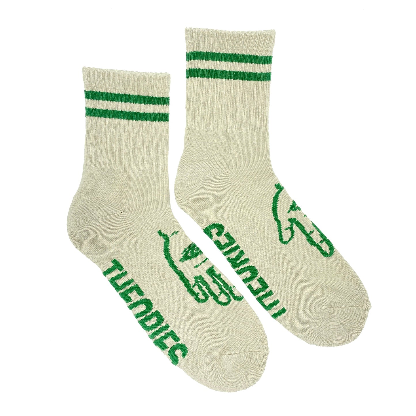 Theories Hand Of Theories Half Socks, cream - Tiki Room Skateboards - 1