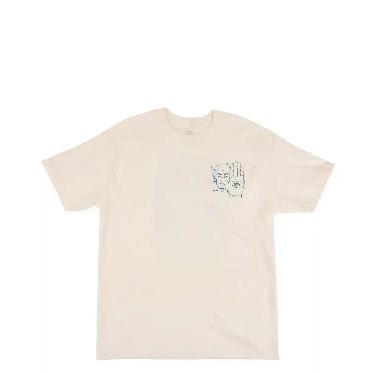 Theories Remote Viewing Tee, cream - Tiki Room Skateboards - 2