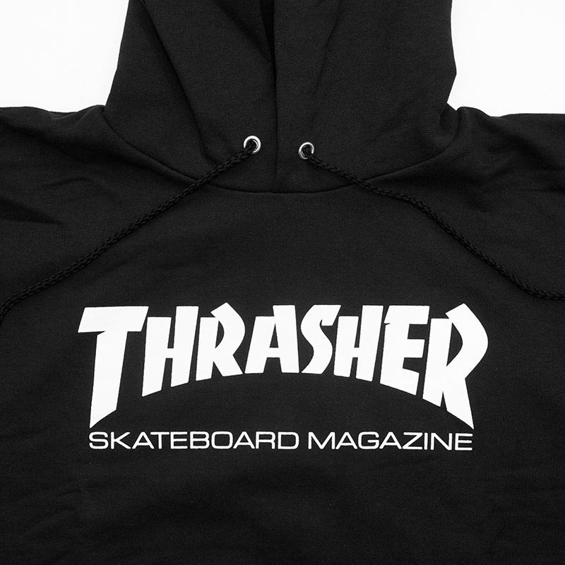 Thrasher Skate Mag Hood, black - Tiki Room Skateboards - 2