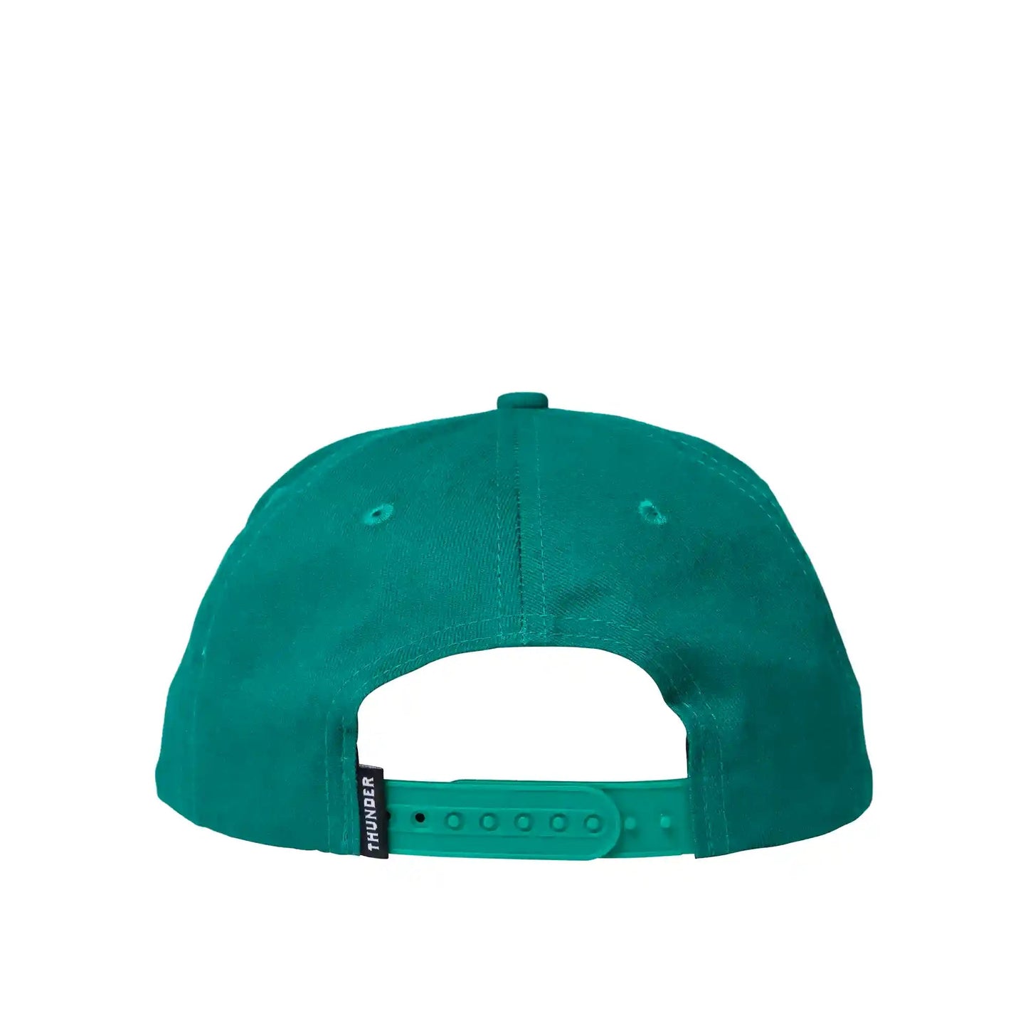 Thunder Bolt Script Snapback, teal - Tiki Room Skateboards - 2