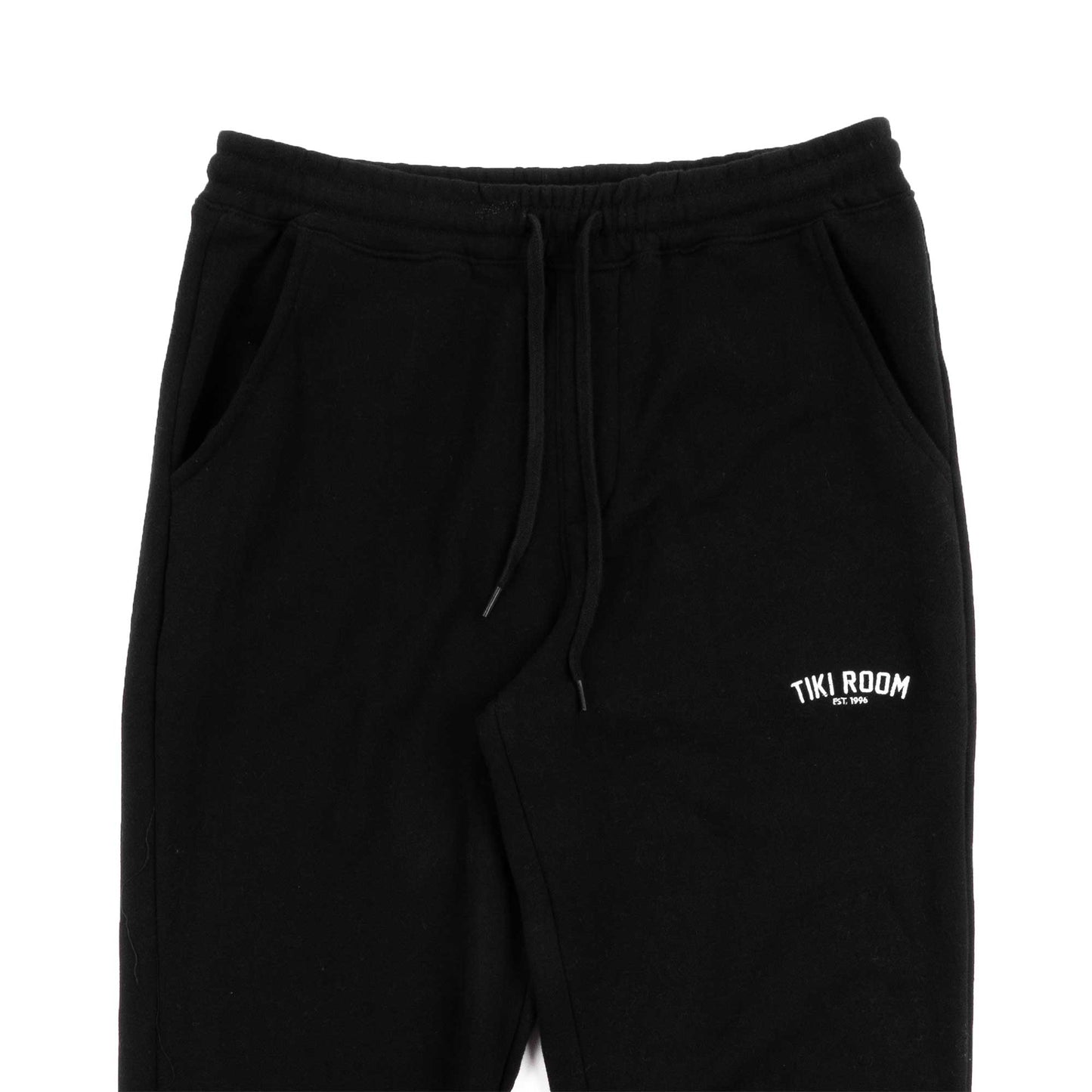Tiki Room Arch Embroidered sweatpants, black - Tiki Room Skateboards - 2